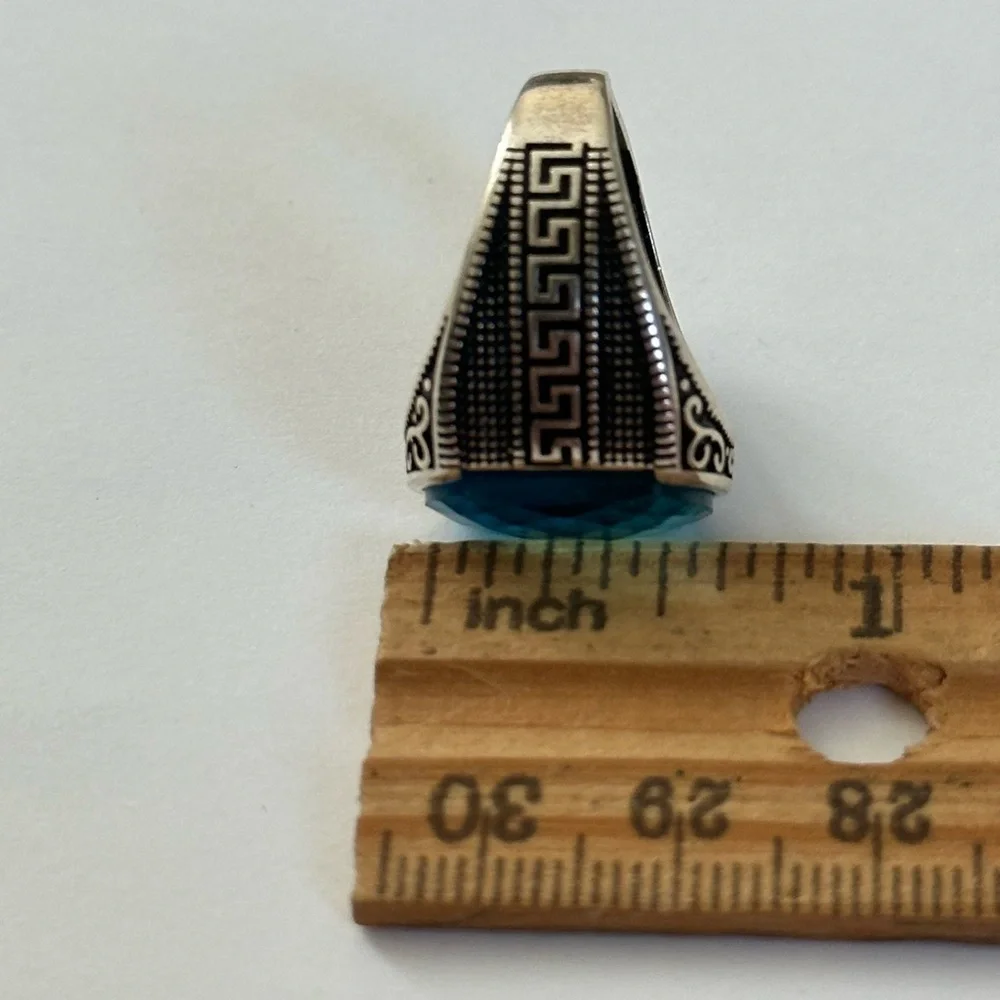 COMING SOON❣️925 Silver blue ring - Picture 5 of 6